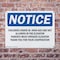 Signmission Children Under Jr. High Age Are Not Allowed, 24 in W x Rectangle, Plastic OS-2PACK-NS-P-1824-L-10583 - alternate 4